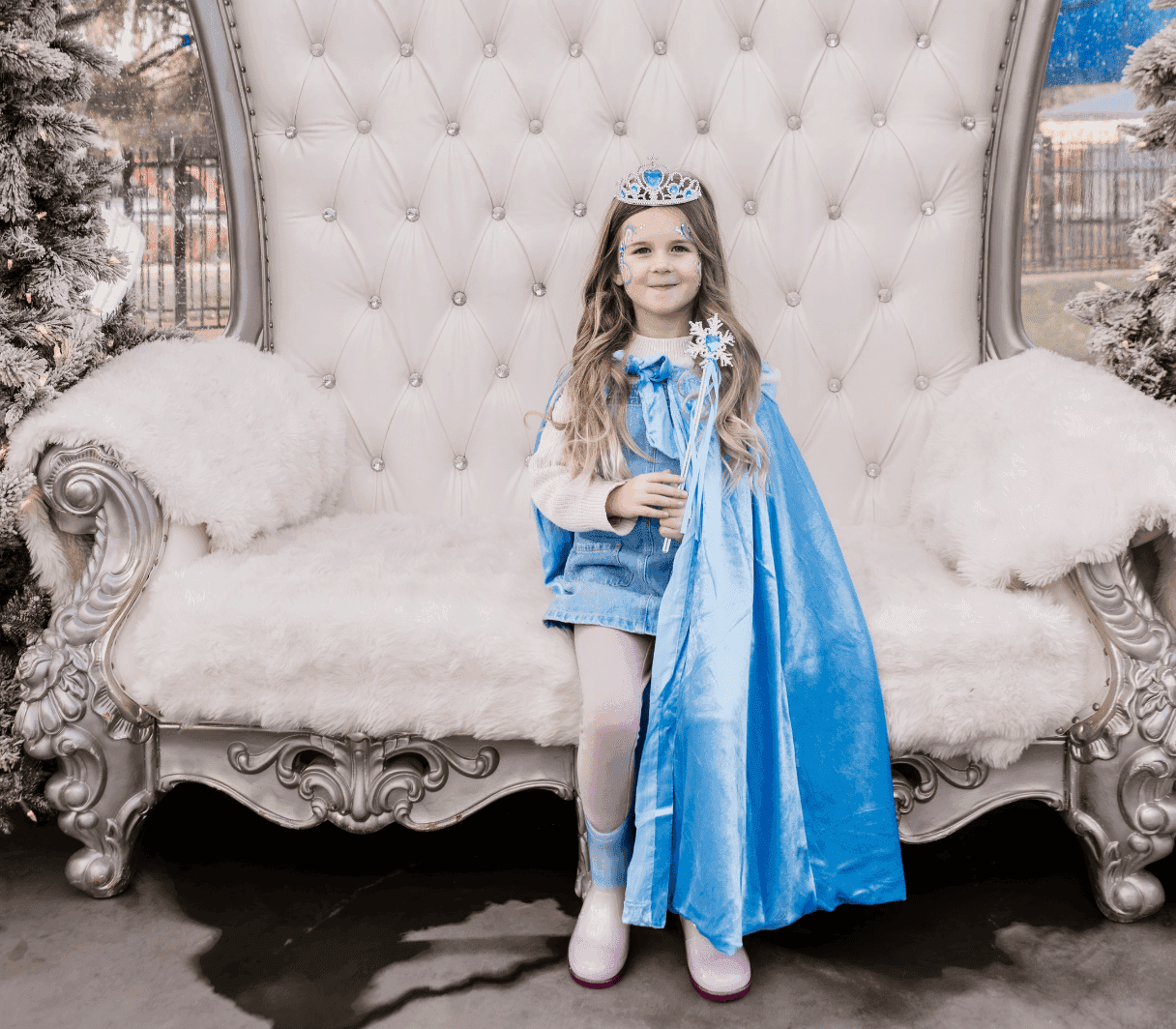 Throne blue