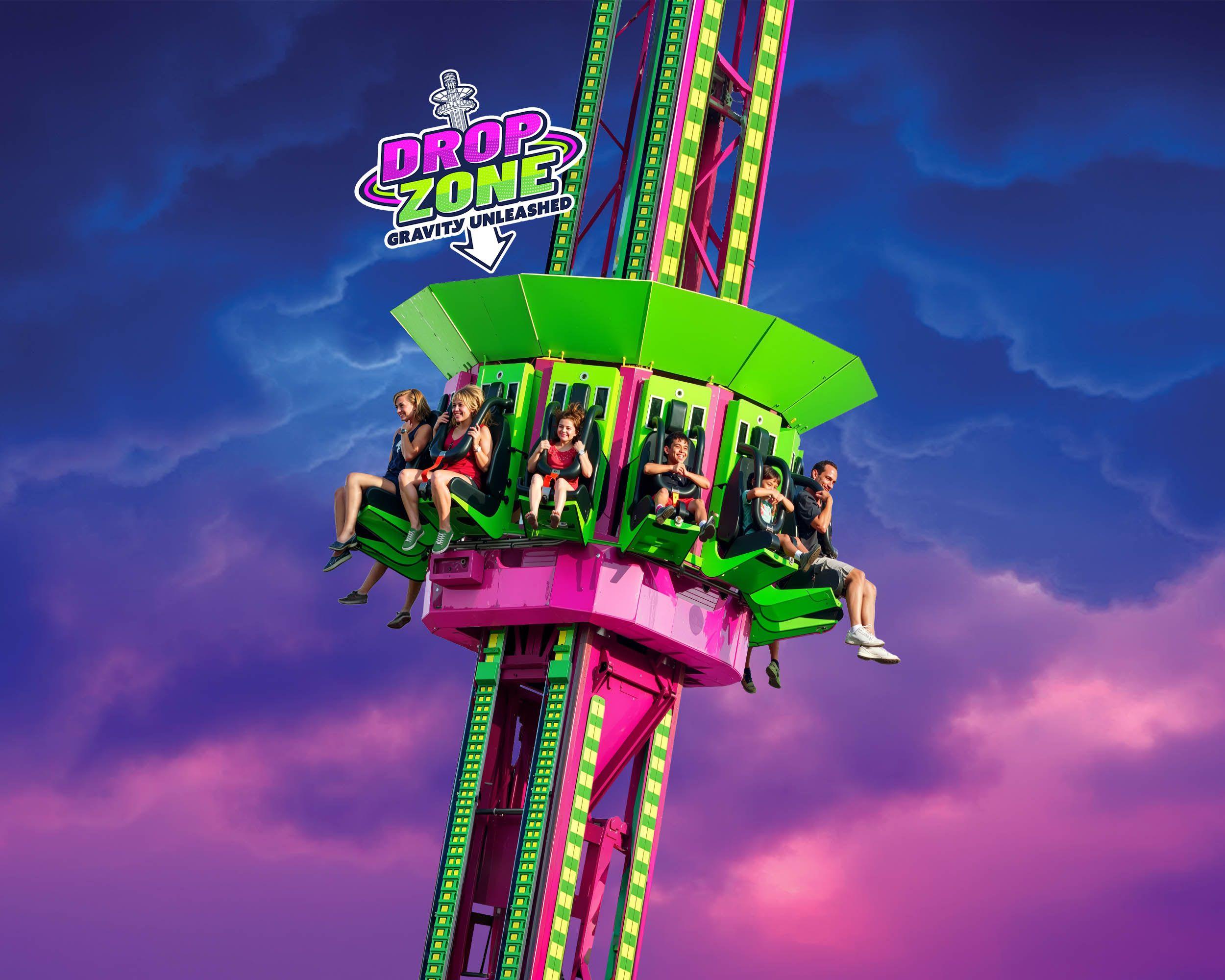 New Drop Tower Ride background