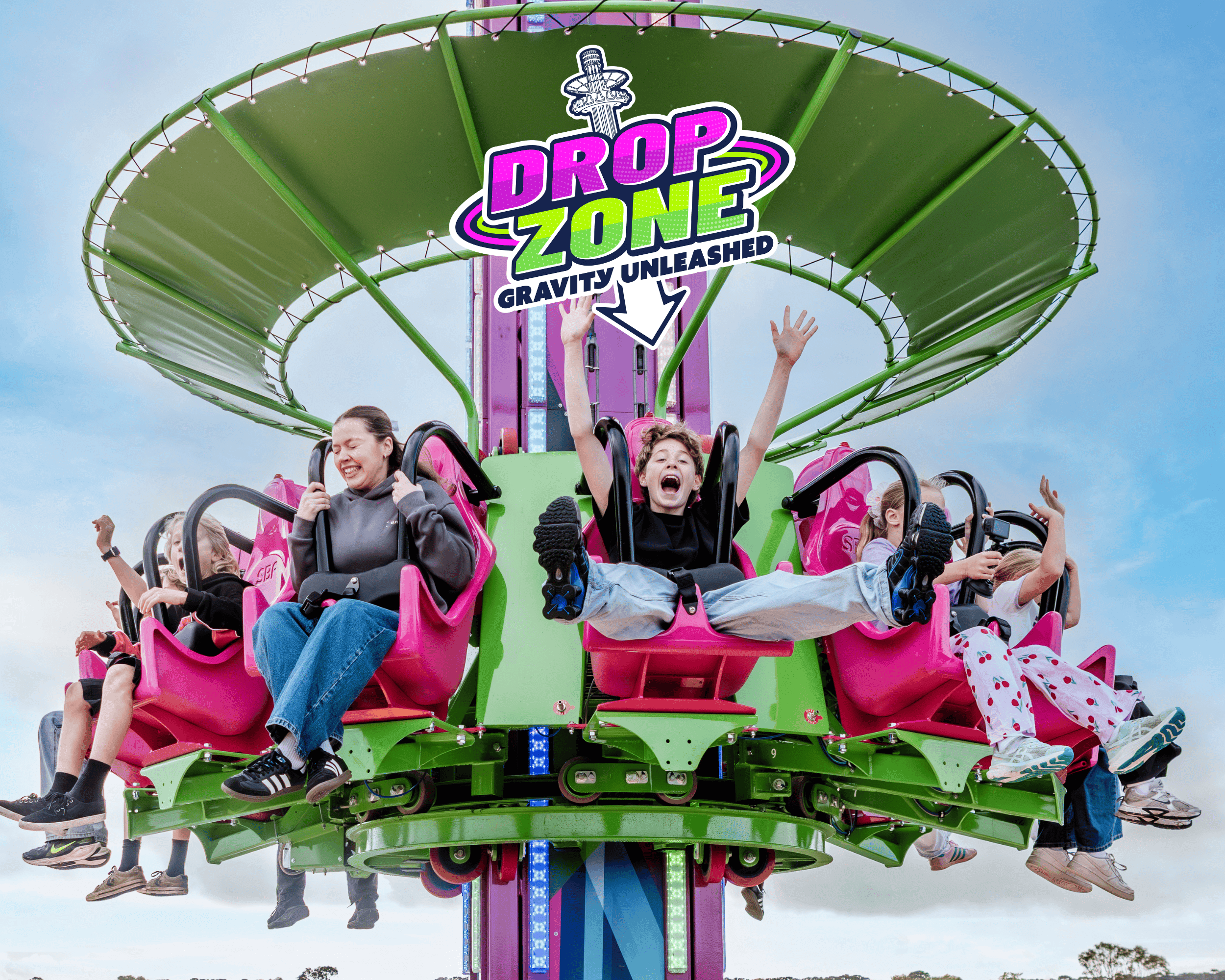 New Drop Tower Ride background