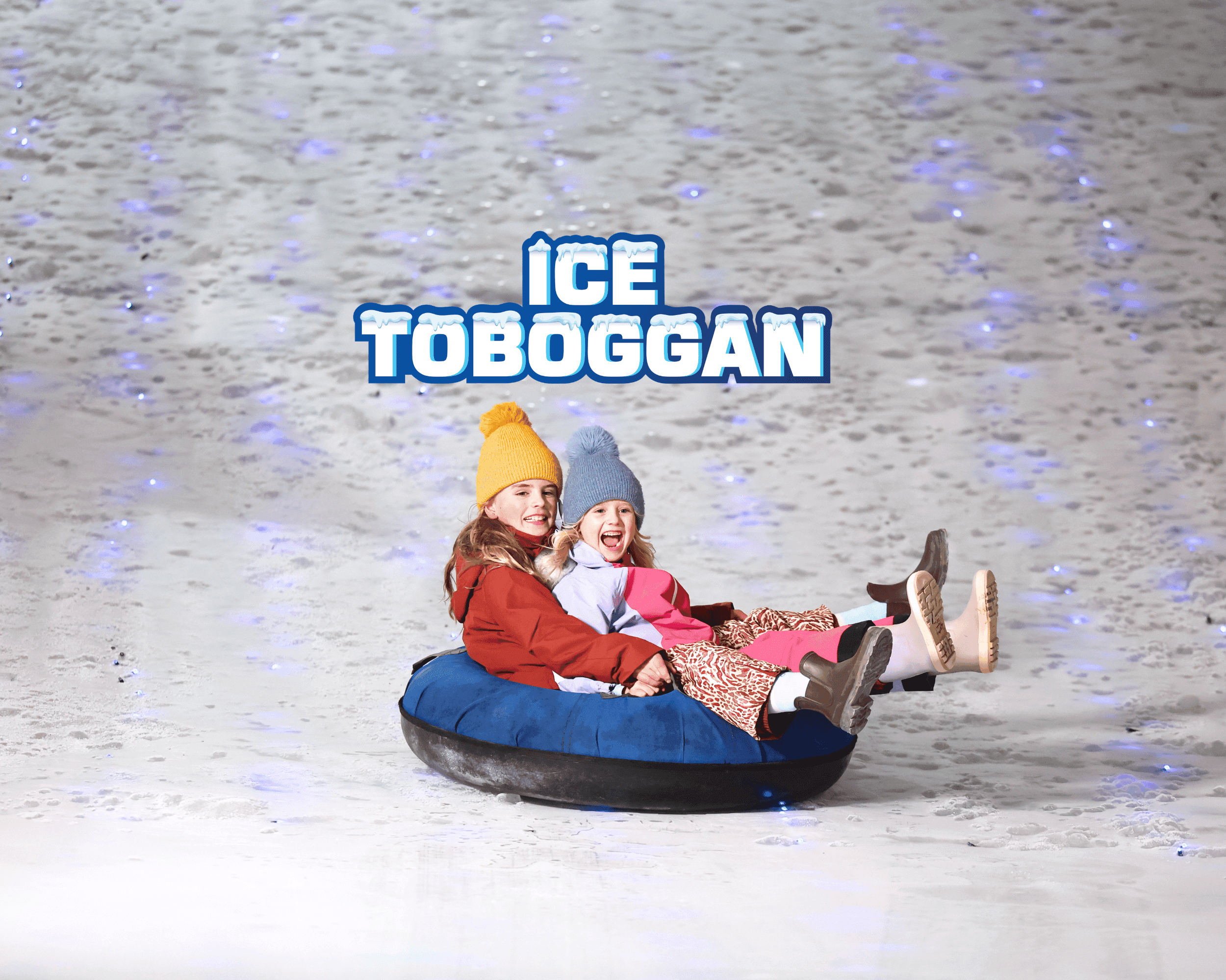 High-speed Icy Thrills background