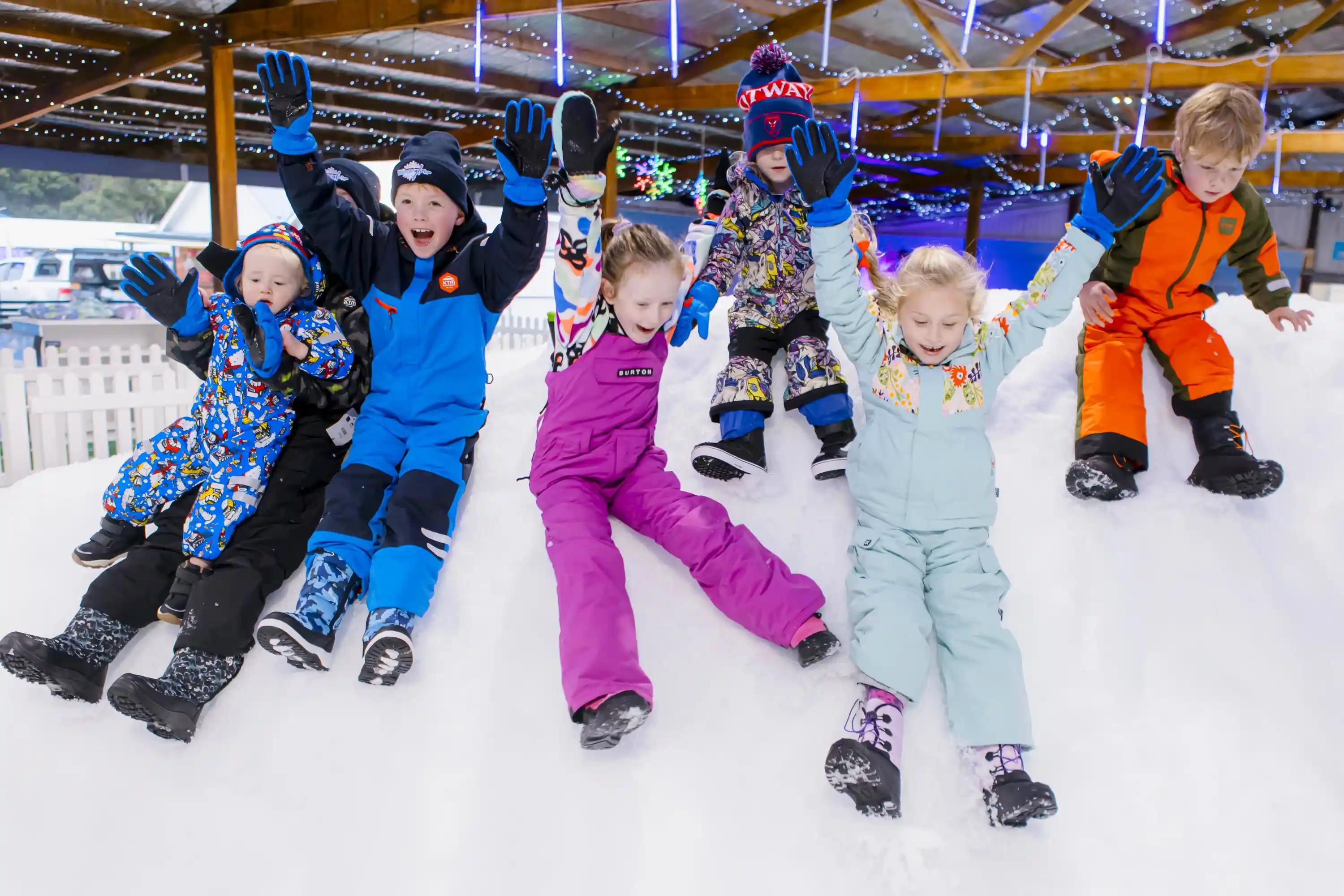 Go with the snow! Play in our epic snow zone background