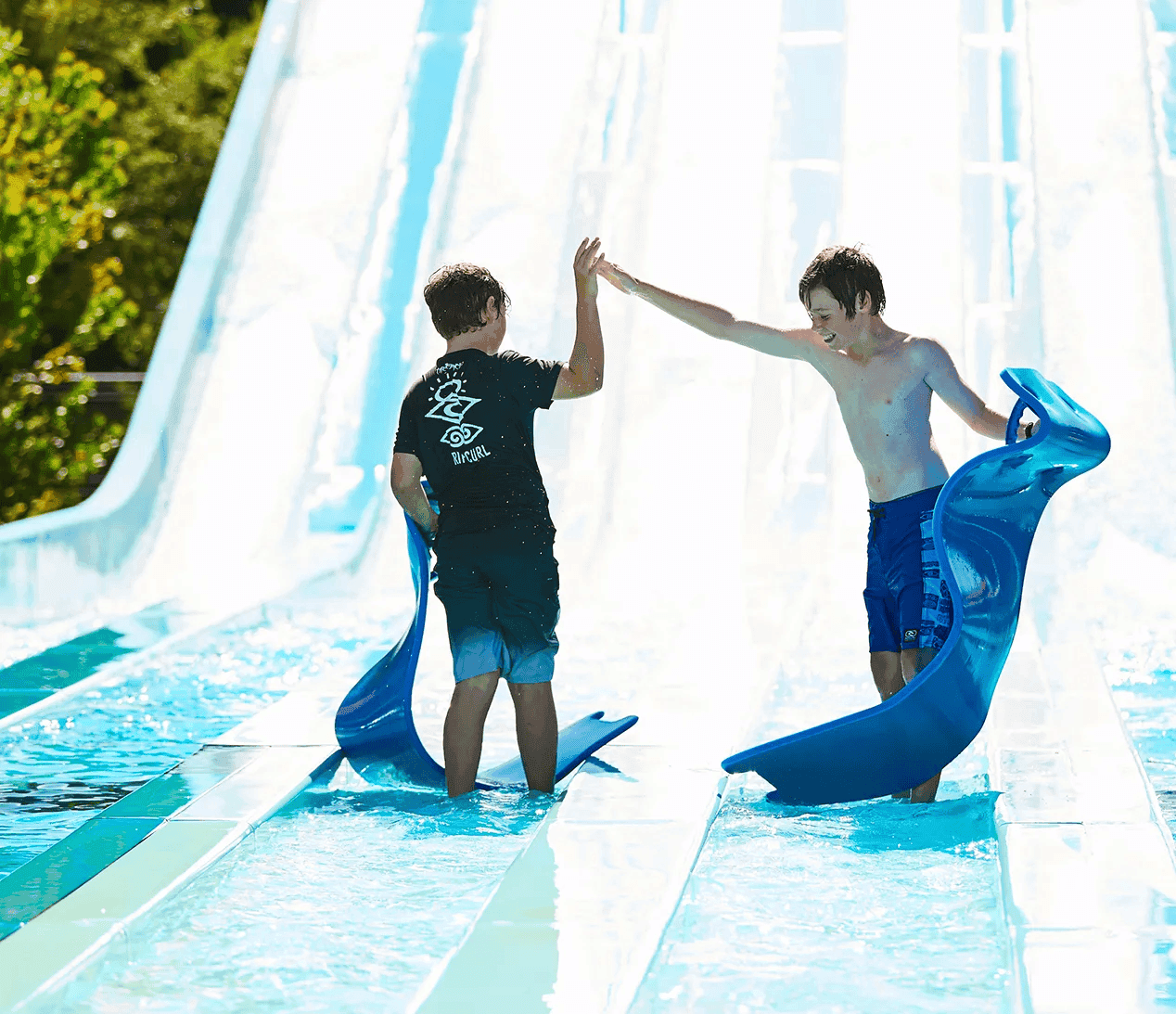 Promo Text and Image Bottom Background