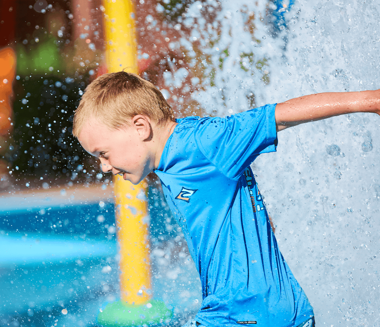 Promo Text and Image Top Background