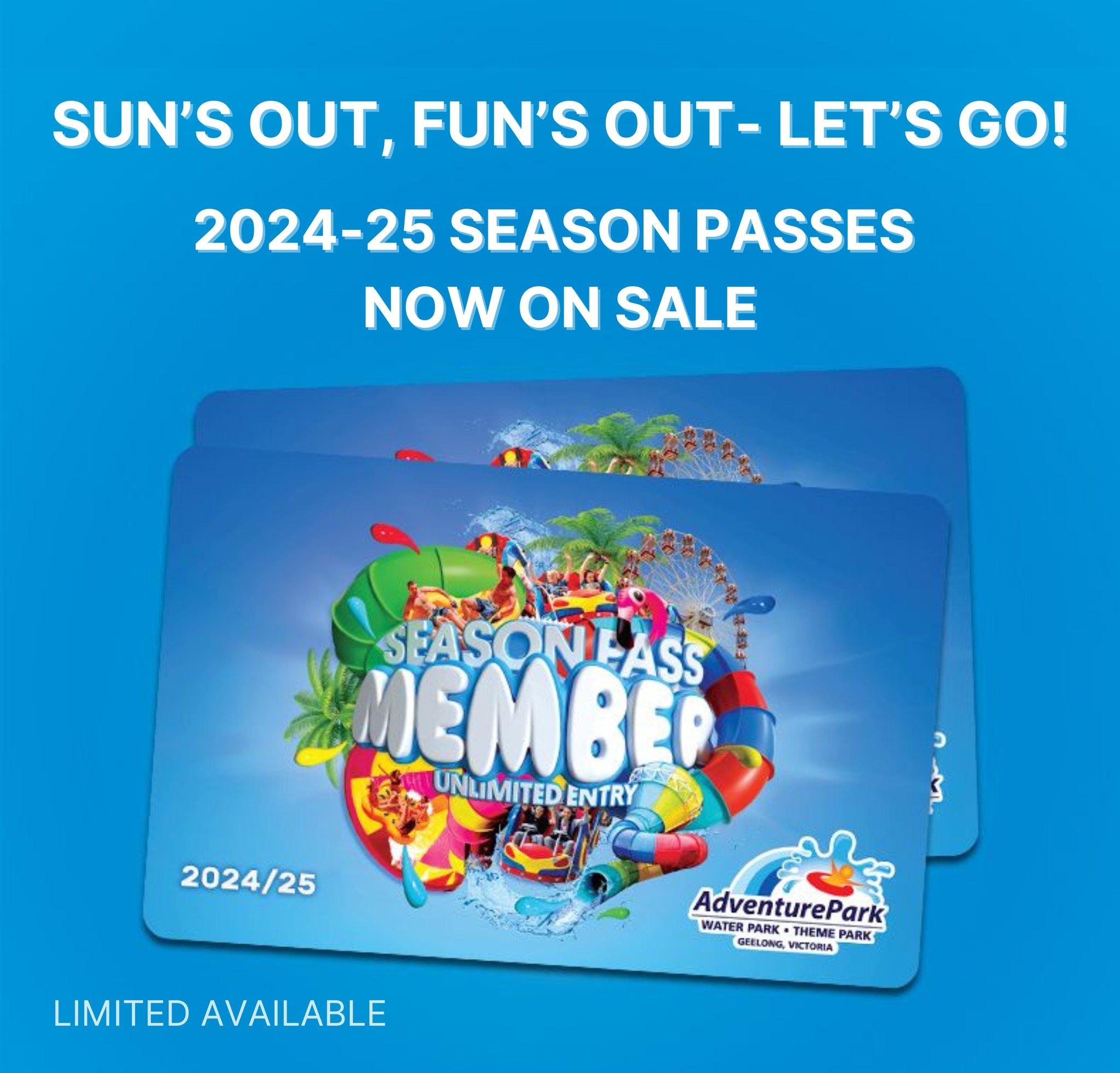 Sun’s out, fun’s out – let’s go!
Season Passes have officially dropped for the 2024-25 summer season! Get ready to slide hard, laugh loud, don’t miss out, get yours now >
www.adventurepark.com.au/seasonpass