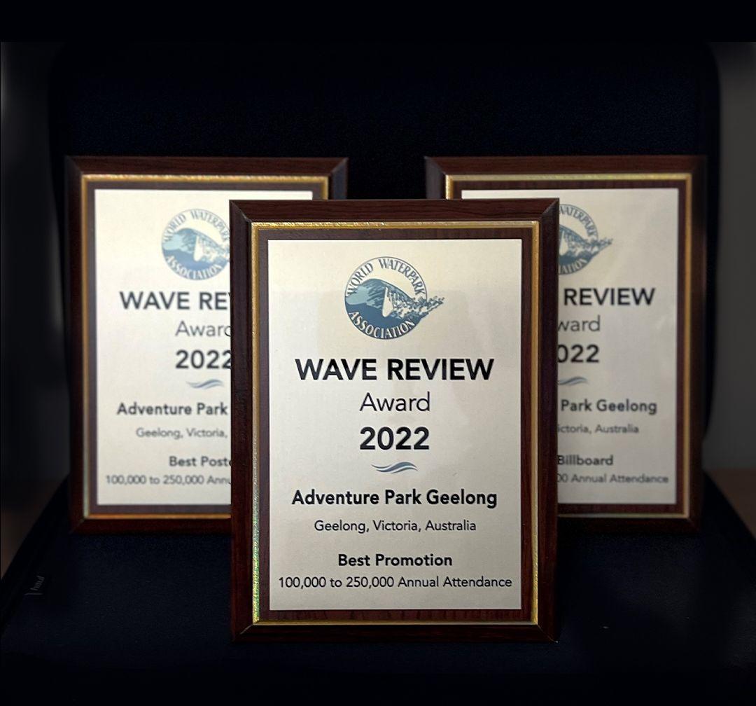 Adventure Park win in the 2022 Wave Review Awards