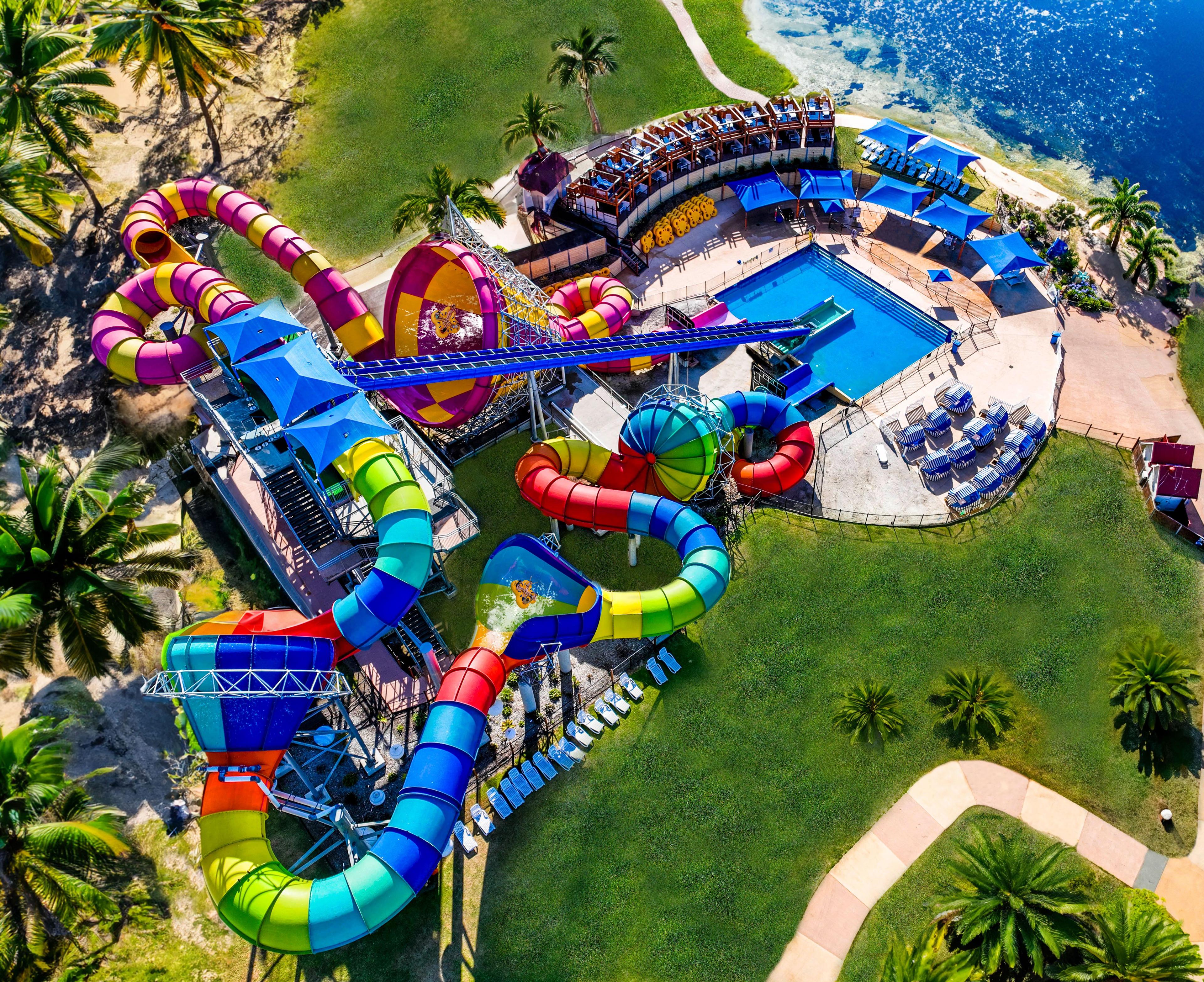 Victoria's only triple-funnel waterslide! background